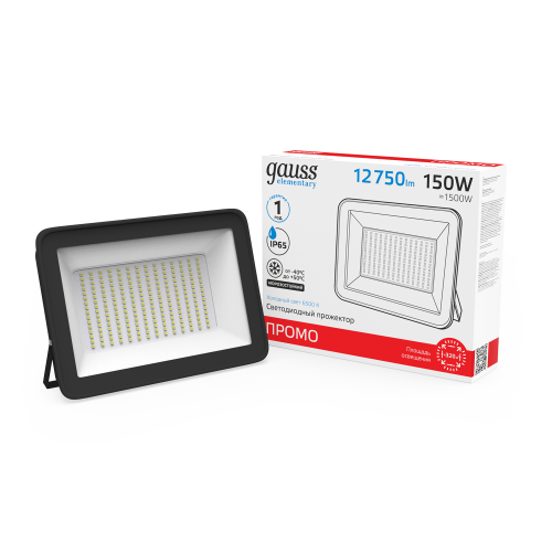 Прожектор уличный GAUSS 613100150P 150Вт