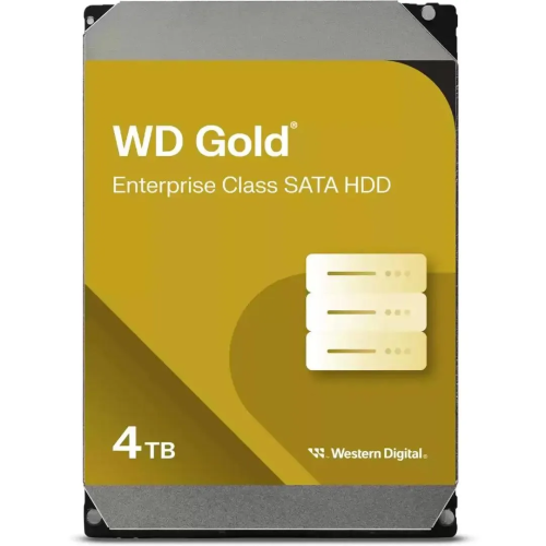 HDD WD Gold WD4004FRYZ, 4ТБ, SATA III, 3.5"