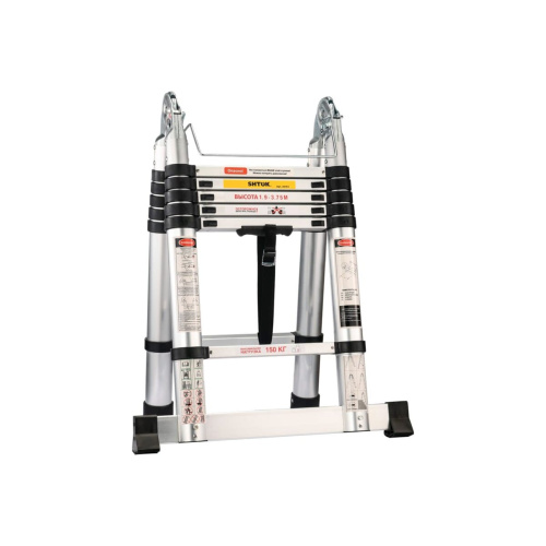 Cтремянка-лестница телескопическая SHTOK 20103 1.9-3.75 м