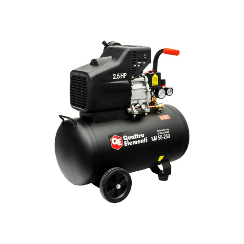 Компрессор поршневой QUATTRO ELEMENTI KM 50-260 (248-498) масляный