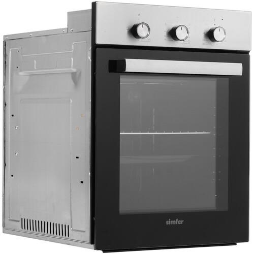 Электрический духовой шкаф Simfer B4EM14016 серебристый