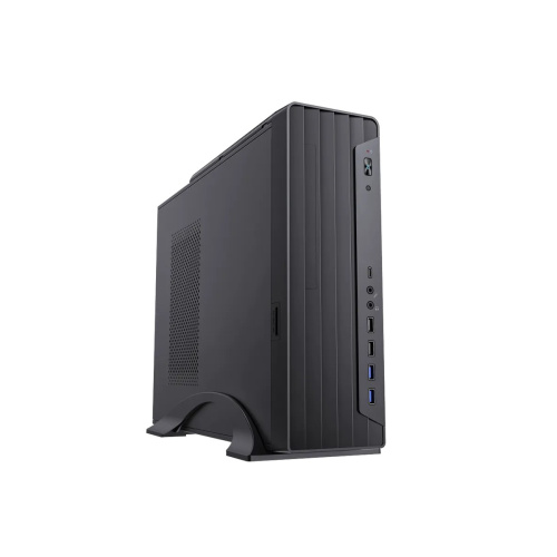 Корпус Foxline FL-418 black (FL-418-SFX400-U32C) mATX Desktop 400W, w/PSU SFX w/2xUSB3.0+2xUSB2.0+1xType-C (USB2.0)