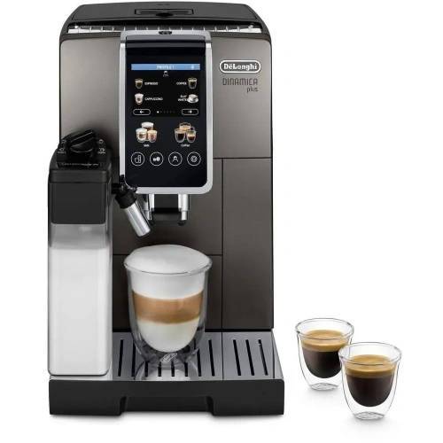 Кофемашина DeLonghi Dinamica Plus ECAM380.95.TB черный/серый