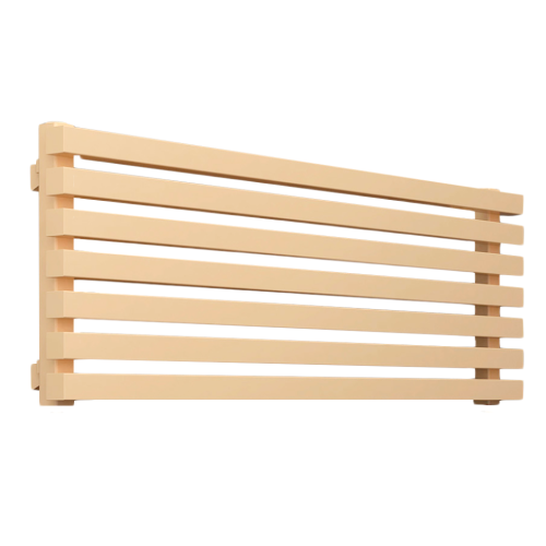 Стальной трубчатый радиатор КЗТО Quadrum 40 H 750-8 светло-бежевый муар