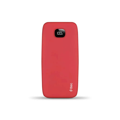 Внешний аккумулятор TTEC 2BB209GK ChargeUp Pro LCD 10000mAh PD 20W Powerbank Red
