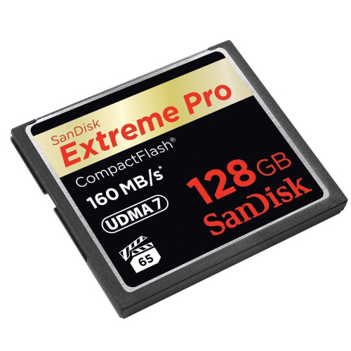 Карта памяти Sandisk SDCFXPS-128G-X46 Extreme Pro CF 160MB/s 128 GB VPG 65, UDMA 7