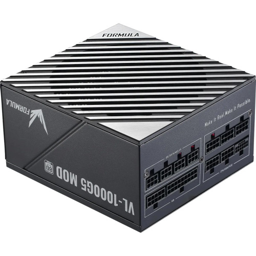 Блок питания Formula ATX 1000W VL-1000G5 MOD Gen5 80+ gold (20+4pin) APFC 140mm fan lt.blue LED 9xSATA Cab Manag RTL