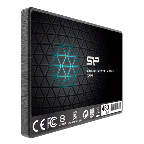 SSD Silicon Power Sata3 480Gb SP480GBSS3S55S25 Slim S55 2.5"