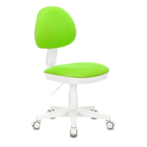 Кресло детское Бюрократ KD-3/WH/TW-18 салатовый крестов. пластик белый Кресло детское Бюрократ KD-3/WH/TW-18 салатовый крестов. пластик белый