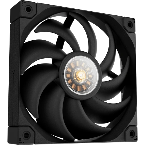 Вентилятор DEEPCOOL FT12 120x120x25мм (PWM, White LED, черный, 500-2150об/мин) Color BOX