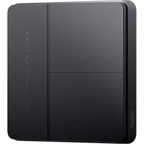 Умный выключатель Aqara Z1 Pro ZNQBKG43LM (ZNQBKG43LM-GR) 2-хкл. графитовый