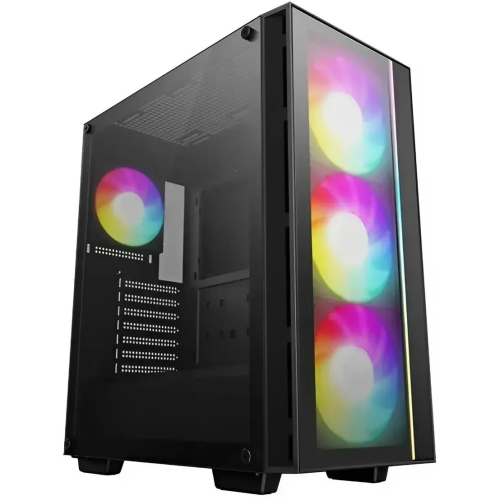 Корпус DeepCool MATREXX 55 V4 Black (R-MATREXX55-BKADA4-G-4) (ATX, без БП, 2хUSB3.0, с окном)