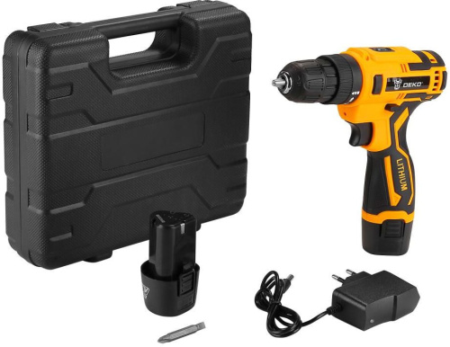 Дрель-шуруповерт Deko Banger 12V SET 063-4130 3 аккум. патрон:быстрозажимной (кейс)