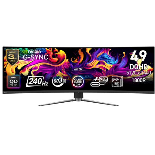 Монитор MSI MPG 491CQPX QD-OLED (9S6-3FA84T-022) черный