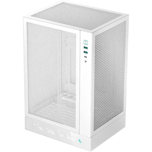 Корпус Deepcool CH170 Digital (R-CH170-WHNPI0D-G-1) белый без БП mATX 1x120mm 1xUSB2.0 1xUSB3.0 audio bott PSU