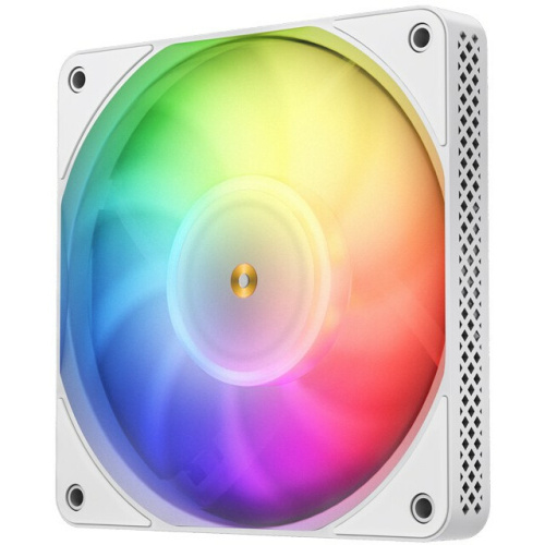 Вентилятор JONSBO HF1215 White 120х120х15мм (PWM, ARGB LED, 700-1800об/мин, белый) Retail