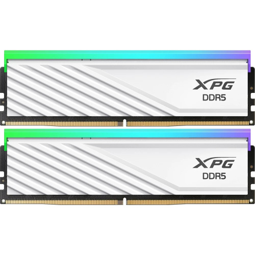 ОЗУ ADATA XPG Lancer Blade RGB white (AX5U6000C3416G-DTLABRWH) 32GB DDR5 RGB 6000 (PC5 48000) DIMM kit 2*16, 1.35V, CL34