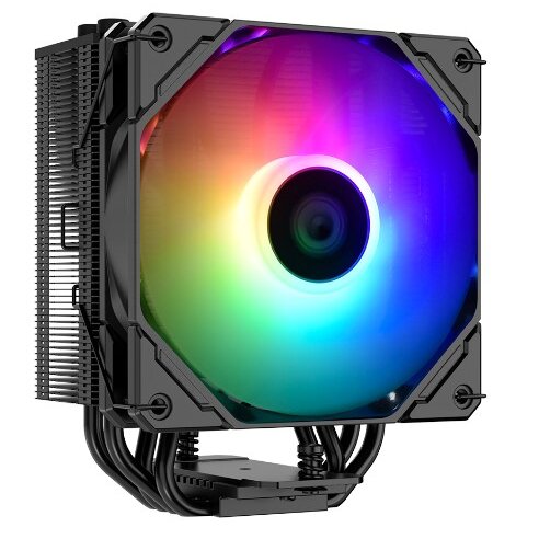 Вентилятор ID-COOLING SE-224-XTS-ARGB black, 4-pin, 220W/PWM/LGA1700/1200/115x/AM4/AM5/Screws