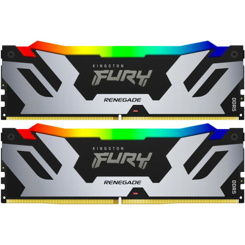 ОЗУ Kingston Fury Renegade RGB XMP (KF572C38RSAK2-32) DDR 5 DIMM 32Gb PC57600, 7200Mhz, CL38 (Kit of 2) (retail)