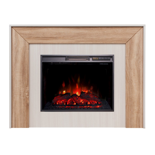 Электрокамин RealFlame Jersey 25,5 WT с очагом Sparta 25,5 LED