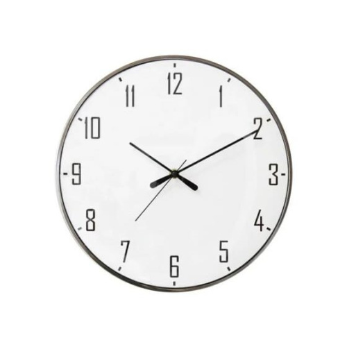 Часы настенные Apeyron ML200916 круглые, серебристый, металл, 33см