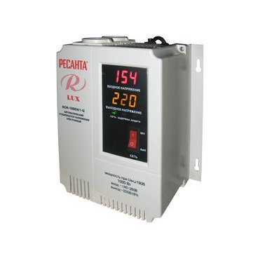 Стабилизатор Ресанта АСН-1000 Н/1-Ц Lux 63/6/14