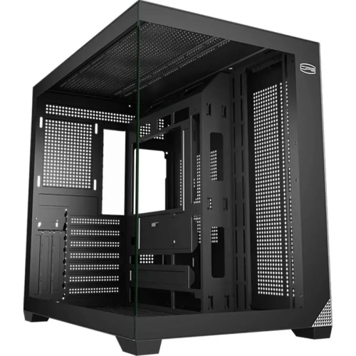 Корпус PcCooler C3T700 BK, без БП Midi-Tower, TG, no fans, 1xUSB-A 3.0 + 2.0 1xUSB-C, ATX, mITX Black