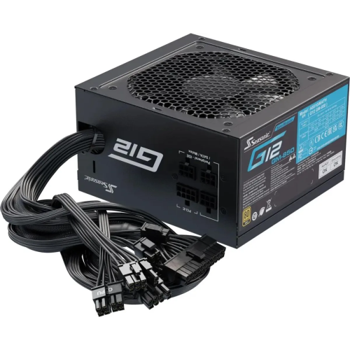 Блок питания Seasonic G12 GM-850 (g12 gm-850 ssr-850fm), 850Вт, 120мм, черный, retail
