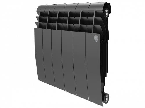 Биметаллический радиатор отопления  Royal Thermo Biliner 350 12 Секций Noire Sable