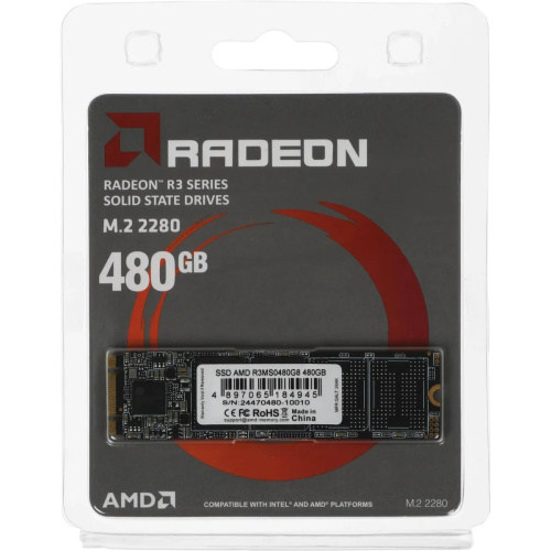 SSD AMD Radeon R3MS0480G8 480GB SATA mSATA