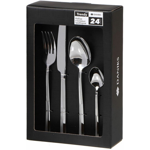 Набор столовых приборов Daniks 347192 Trendy 24пр