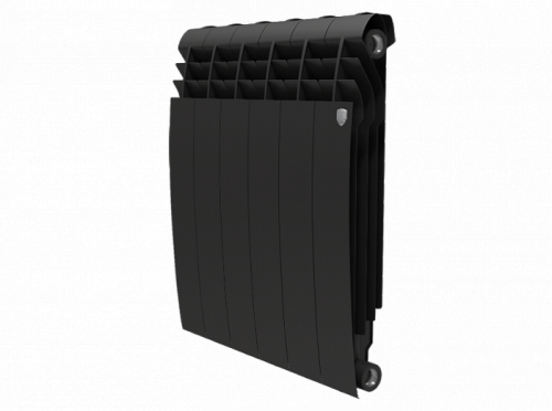 Биметаллический радиатор отопления  Royal Thermo Biliner 500 12 Секций Noir Sable