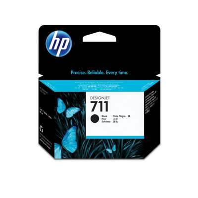 Картридж струйный HP 711 CZ133A черный (80мл) для HP DJ T120/T520