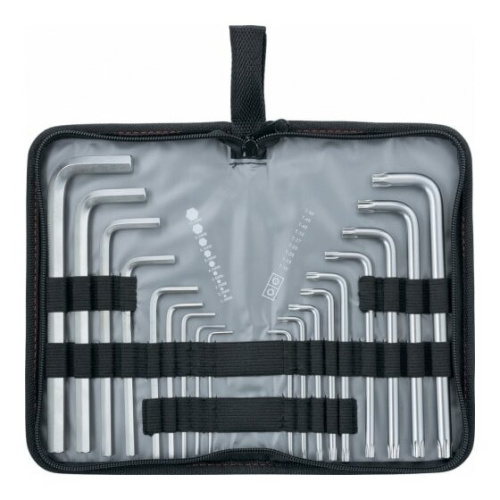 Набор ключей шестигранных и Torx MATRIX 12315 18 шт HEX 1,5–10 мм, T10-T50