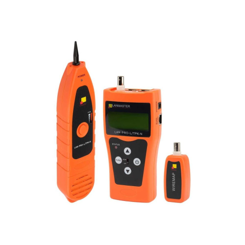 Тестер кабельный Lanmaster LAN-PRO-L/TPK-N оранжевый черный