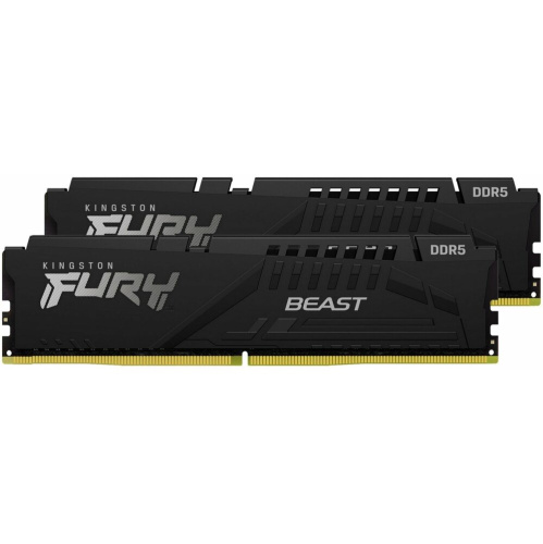 ОЗУ Kingston FURY Beast Black EXPO Gaming Memory (KF560C36BBEK2-16) DDR5 6000 16GB DIMM Non-ECC, CL36 , 1.35V, (Kit of 2) 1RX16 36-38-38