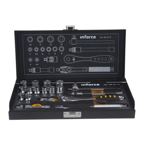 Набор инструментов Inforce 06-07-13 1/4" 18 предметов