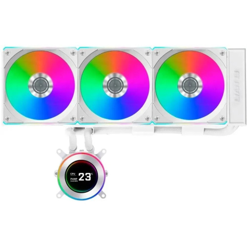 СВО Lian Li HydroShift II LCD-C 360R (GHS2LCD36RW White) (G89.GHS2LCD36RW.R0) / 3x120mm ARGB PWM Fans