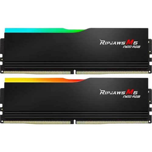 ОЗУ G.SKILL Rip Jaws M5 Neo RGB 64GB (F5-6000J2836G32GX2-RM5NRK) (2x32GB) DDR5 6000MHz CL28 (28-36-36-96) 1.40V / Black