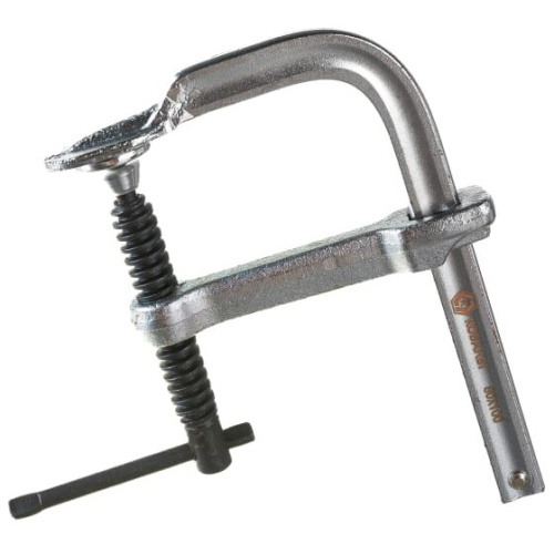 Струбцина F-образная КОБАЛЬТ 244-629 80х100мм, кованая