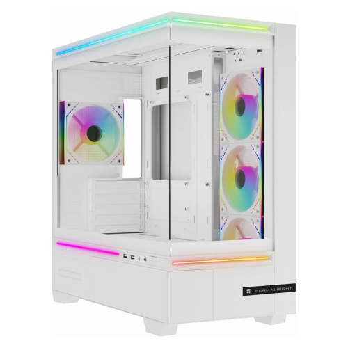 Корпус Thermalright M10 White Fan4-M (TRTLM10WF4M) / TG / 4x120mm ARGB PWM Fans / USB Type-C / mATX