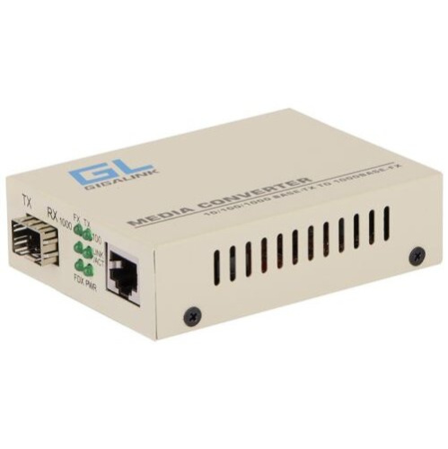 Медиаконвертер GIGALINK GL-MC-UTPG-SFPG-F.r2