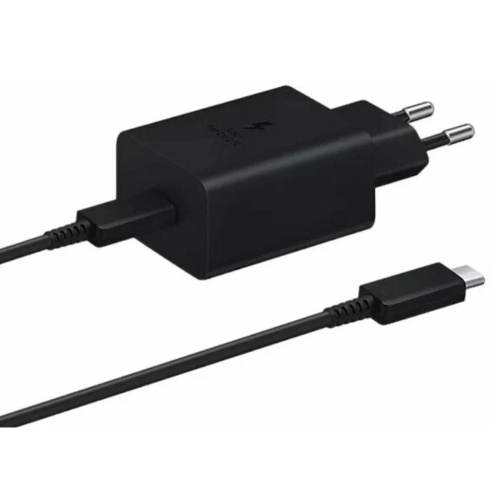Сетевое зарядное устройство Samsung Adapter EP-T4510XBEGEU 45W Type C с кабелем Black