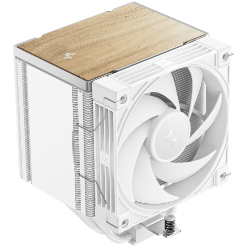 Кулер DEEPCOOL AK500 G2 WH LGA1851/1700/1200/115X/AM5/AM4 (TDP 240W, PWM, Fan 120mm, 5 тепл. трубок, Copper Base, Wood-grain top cover, белый)