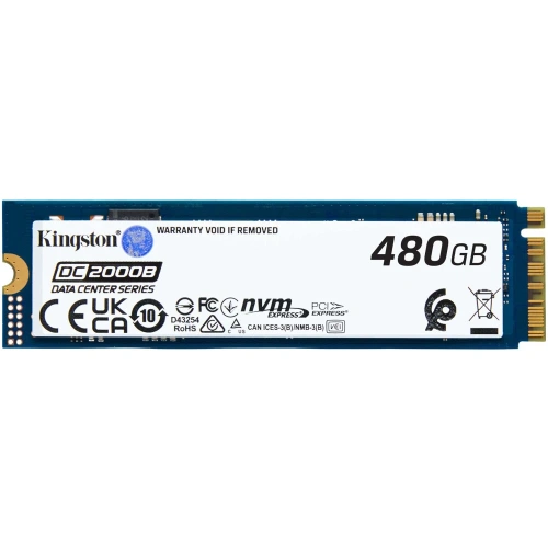 SSD Kingston DC2000B (SEDC2000BM8/480G) PCIe 4.0 x4 480GB M.2 2280 0.4 DWPD