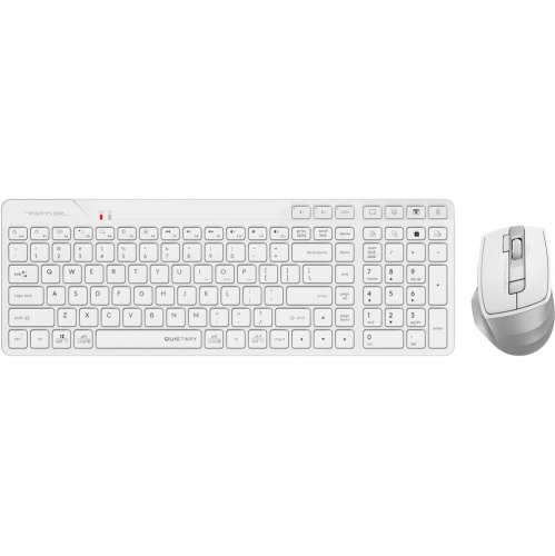 Клавиатура + мышь A4Tech Fstyler FB2800C Air2 White белый/серый