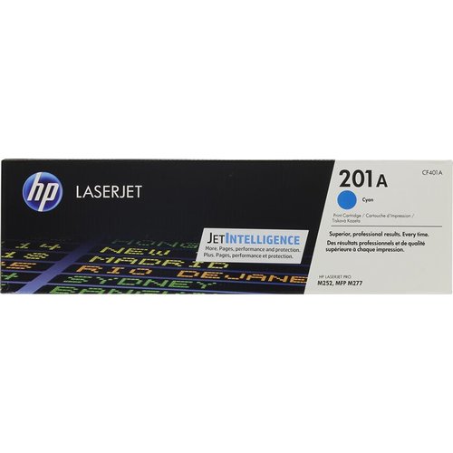 Картридж лазерный HP 201A CF401A голубой (1400стр.) для HP CLJ Pro M252/M277