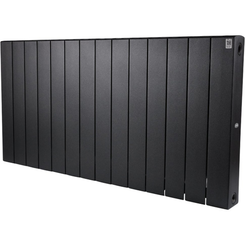 Биметаллический радиатор отопления Rifar Supremo 500 боковое подключение 14 секций антрацит