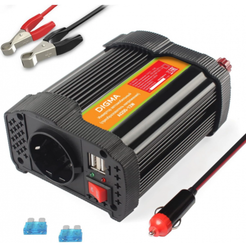 Автоинвертор Digma AI200-12W