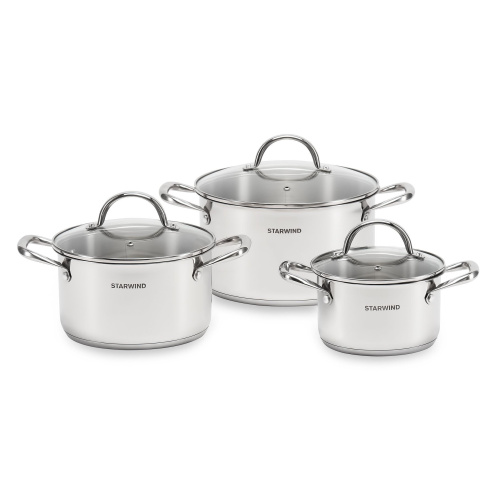 Набор кастрюль Starwind SW-CH1006 Chef Family 6предметов